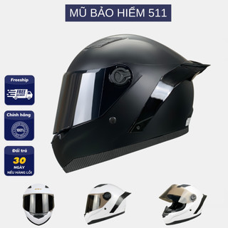 Mũ bảo hiểm Fullface VARO trơn tặng đuôi gió - Chính hãng - BH 12 tháng