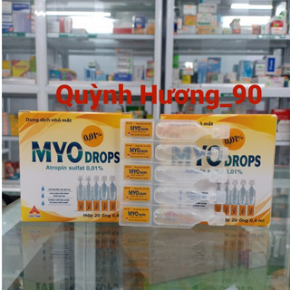 Dung dịch nhỏ mắt MYO DROPS giúp chậm quá trình cận thị hộp 20 ống