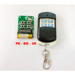 Remote điều khiển cửa cuốn mã gạt tần số 433mhz chống nước - siêu rẻ