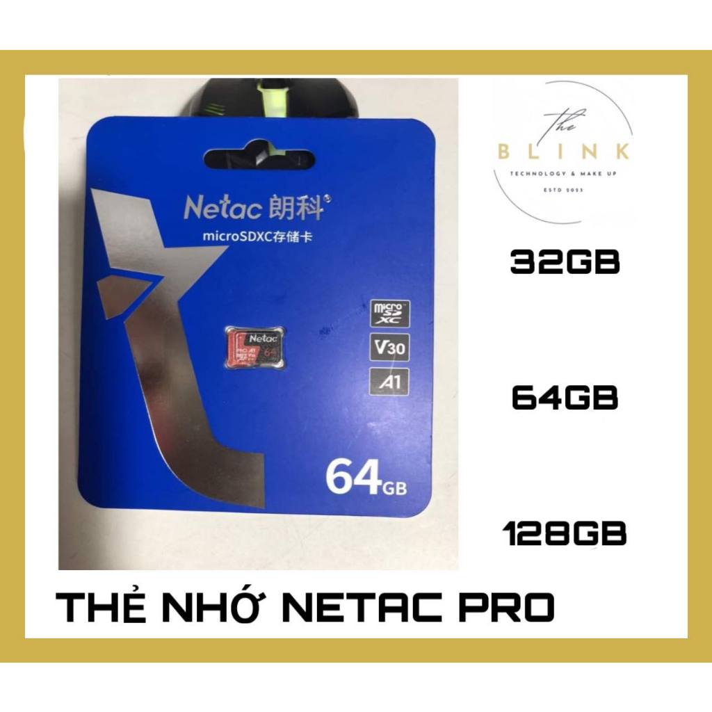 Thẻ nhớ Micro SDHC NETAC 32GB/ 64GB - Bảo Hành 3 Năm- Cam Kết Đúng Chính Hãng