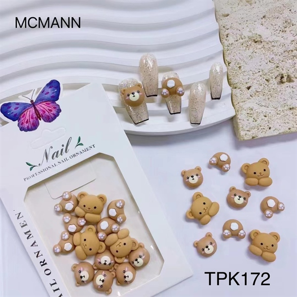 Túi phụ kiện thú hoạt hình chuyên dùng trang trí móng tay chân - Sushi nail mi