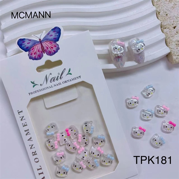 Túi phụ kiện thú hoạt hình chuyên dùng trang trí móng tay chân - Sushi nail mi