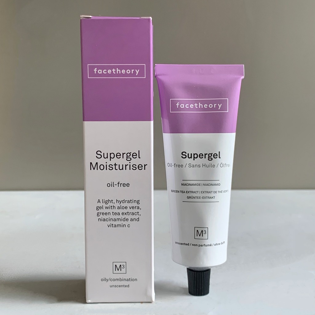 Kem dưỡng cho da dầu mụn ''Facetheory'' Supergel Oil-free Moisturiser M3 50ml