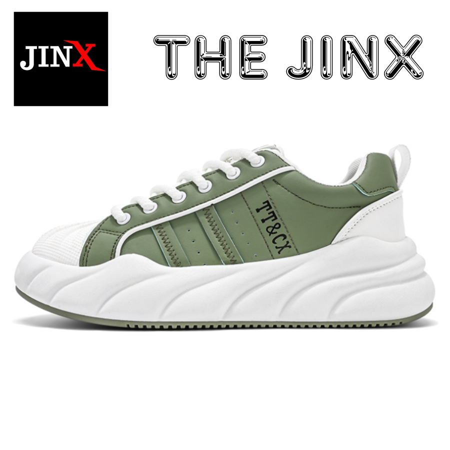 Giày thể thao sneaker nam The Jinx street style dây to , đế tăng cao mũi sò new 2024