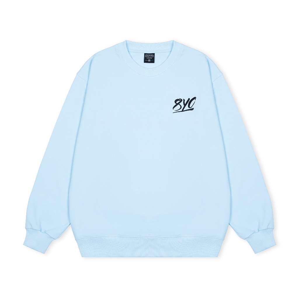 Áo Sweater 8YO Basic Nỉ Họa Tiết Thêu Local Brand Unisex