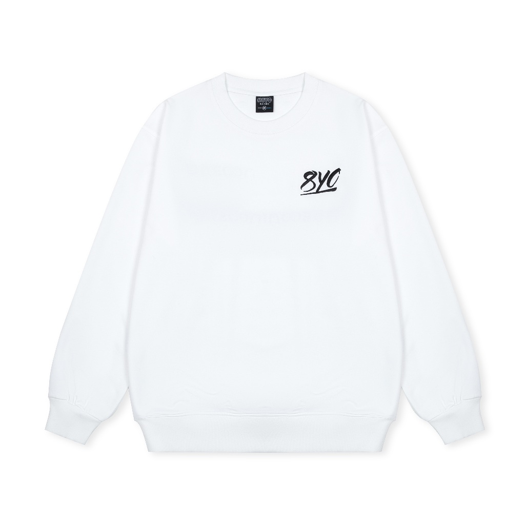 Áo Sweater 8YO Basic Nỉ Họa Tiết Thêu Local Brand Unisex