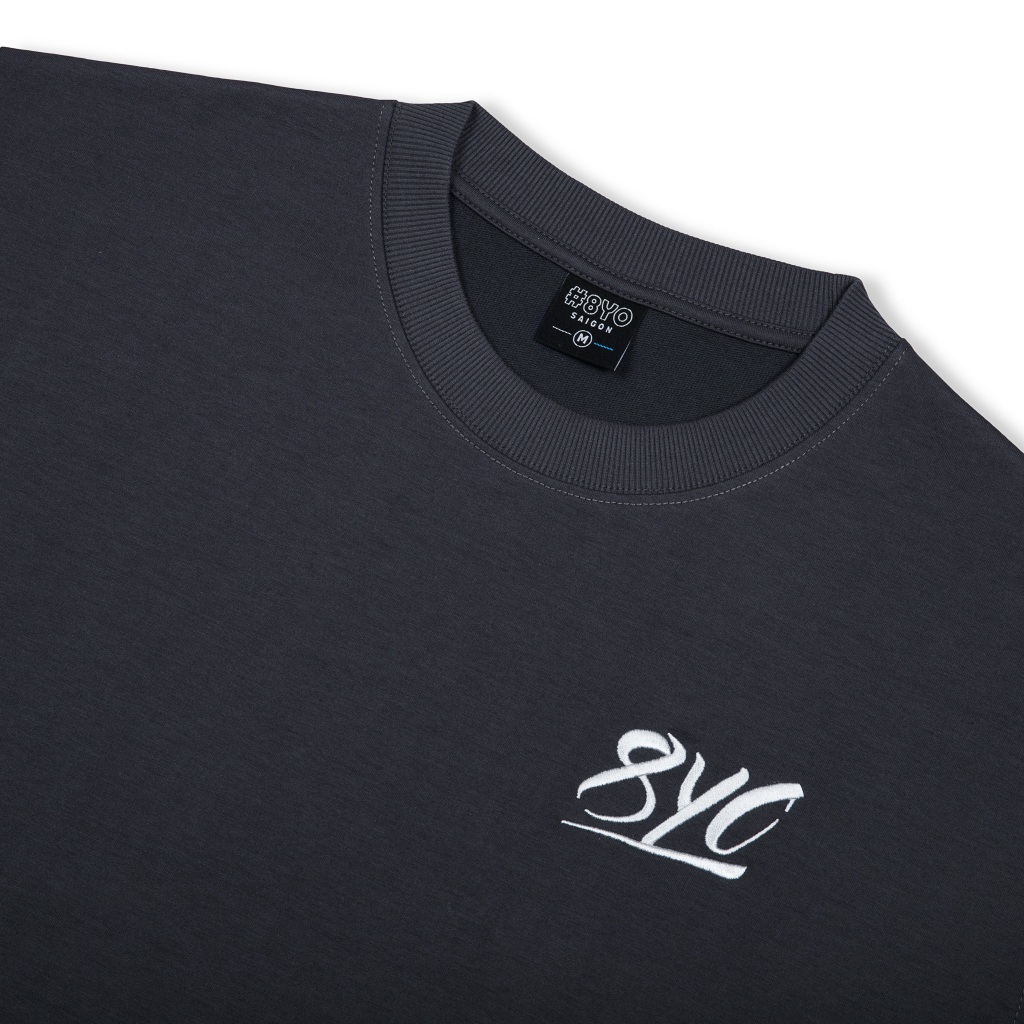 Áo Sweater 8YO Basic Nỉ Họa Tiết Thêu Local Brand Unisex
