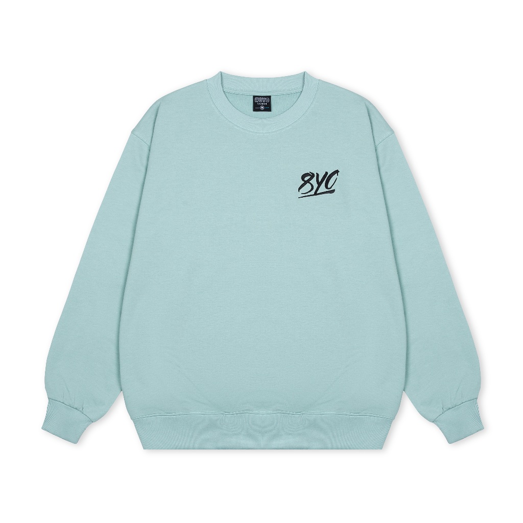 Áo Sweater 8YO Basic Nỉ Họa Tiết Thêu Local Brand Unisex