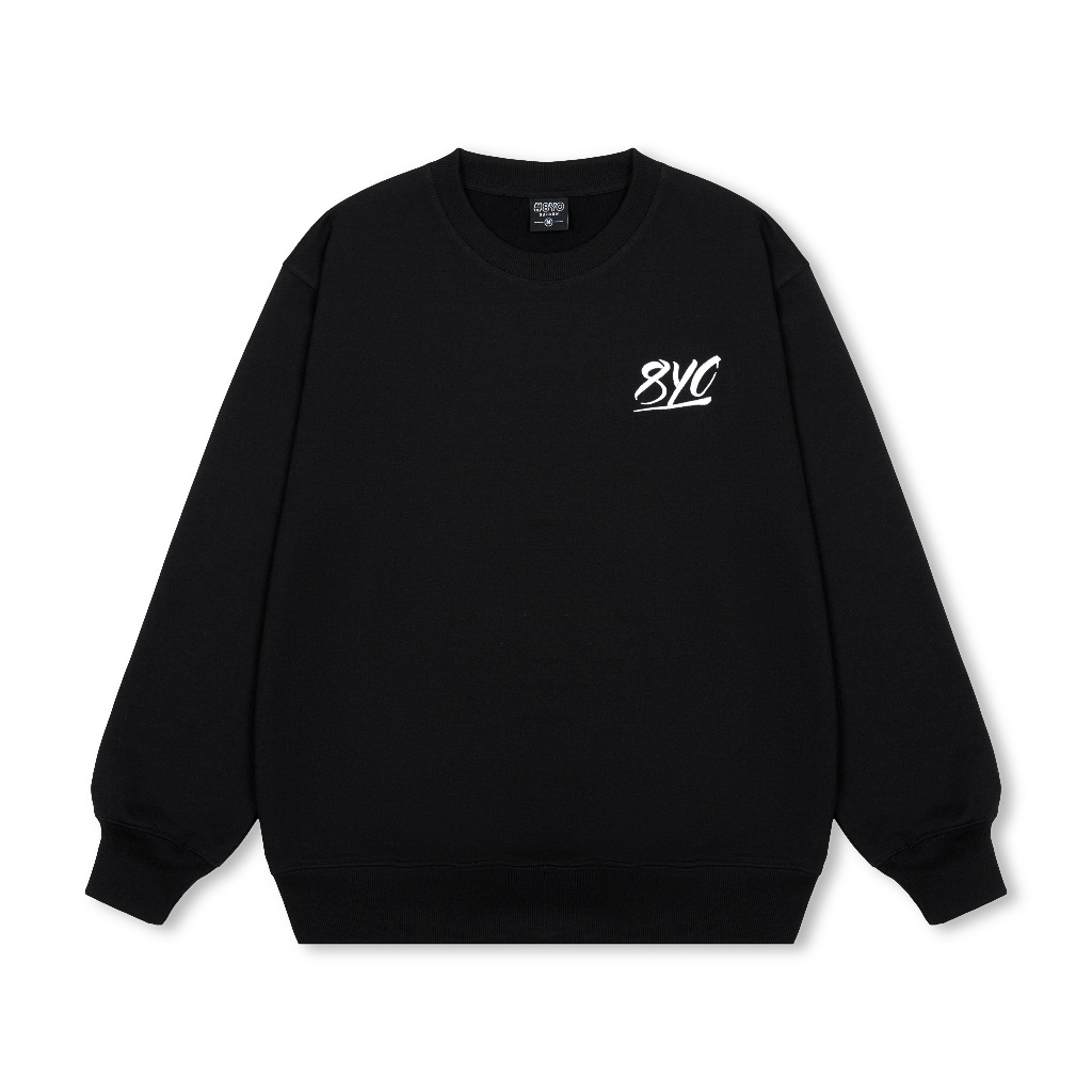 Áo Sweater 8YO Basic Nỉ Họa Tiết Thêu Local Brand Unisex