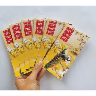 Xấp Bao Lì Xì - Mừng Năm Mới (6 chiếc /xấp)