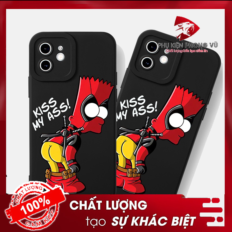 Ốp lưng Marvel DeadPool cho máy iphone 6 7 8 Plus X Xr XsM 11 12 13 14 15 ProMax Phukiengiacucre CL168