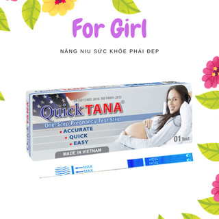 Que thử thai quicktana tanaphar 5mm chính xác test nhanh 2 vạch sớm hiệu quả