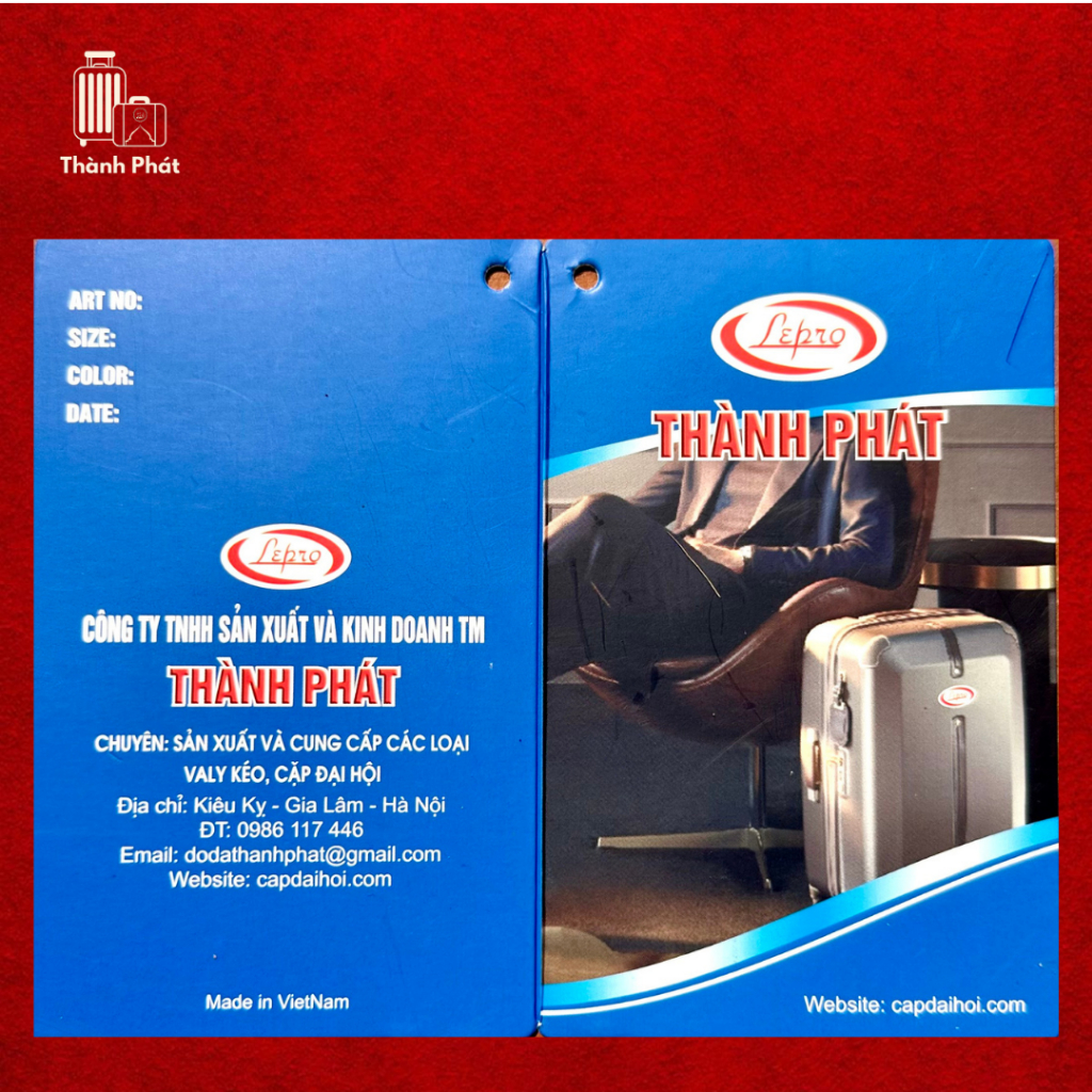 Vali du lịch nhựa abc+pc khóa kéo 4 màu thời trang A02