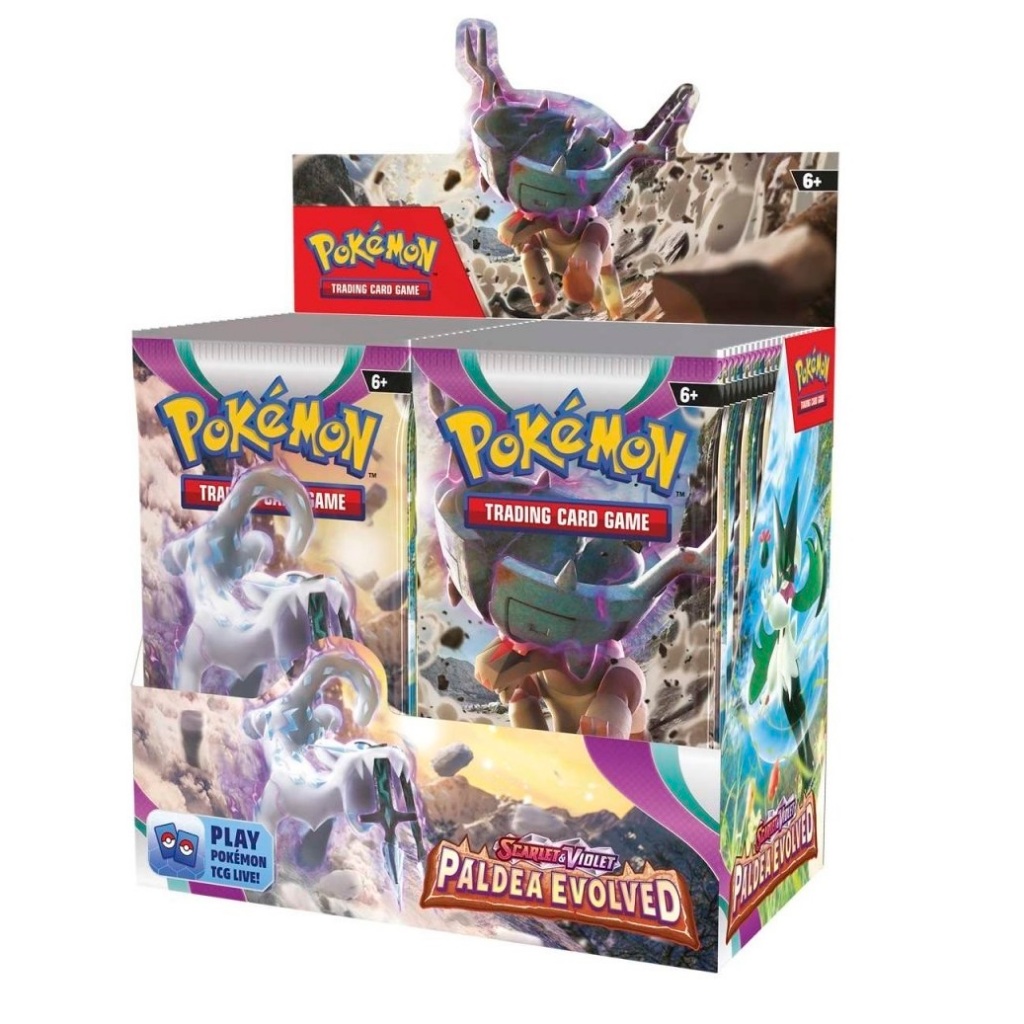 Bộ thẻ Bài Pokemon Hộp 360 Thẻ Paldea Evolved Cao Cấp Siêu Đẹp Nhiều Loại