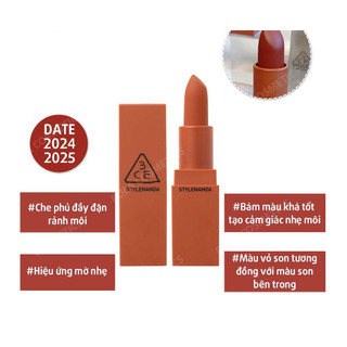 Son 3ce matte lip color, son thỏi mịn lì lâu trôi