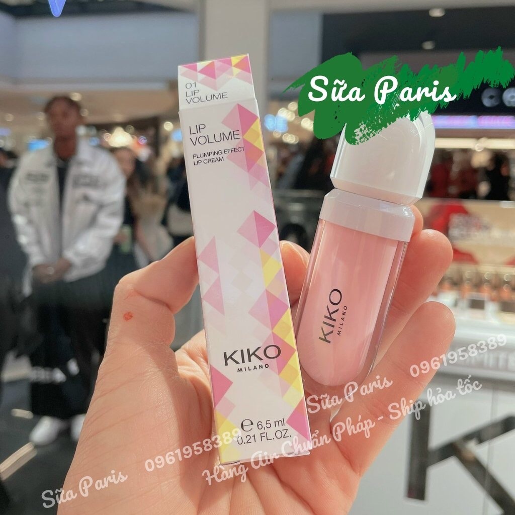 Son dưỡng môi Kiko lip balm không màu, giúp môi dưỡng ẩm mịn màng và hồng hào_Sữa Paris Aderma