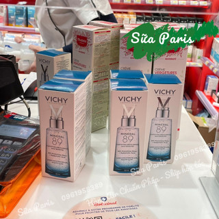 Serum Vichy 89 Mineral - Dưỡng chất khoáng cô đặc, dưỡng da, bảo vệ da_Sữa Paris Aderma