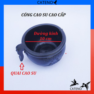 Cóng cao su - Gáo cao su cho gà ăn. Hàng cao su đúc loại đẹp giá rẻ