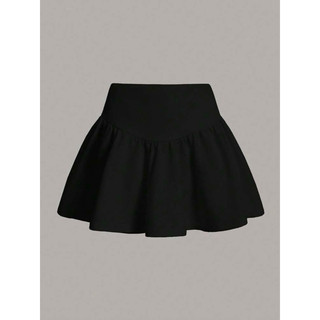 Chân váy ngắn xoè black