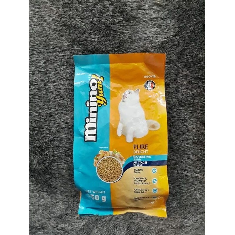 Thức ăn cho mèo Minino vị hải sản 350g