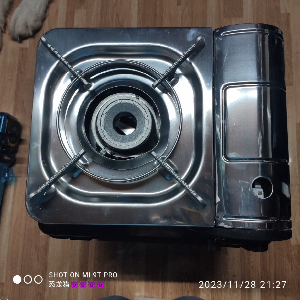 Bếp ga đơn mini inox không kèm bình gas nhỏ gọn đem đi dã ngoại chống cháy nổ giá rẻ