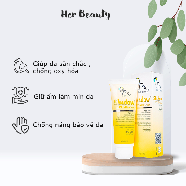 Kem chống nắng dạng gel Fixderma Shadow Gel SPF30+ 75g