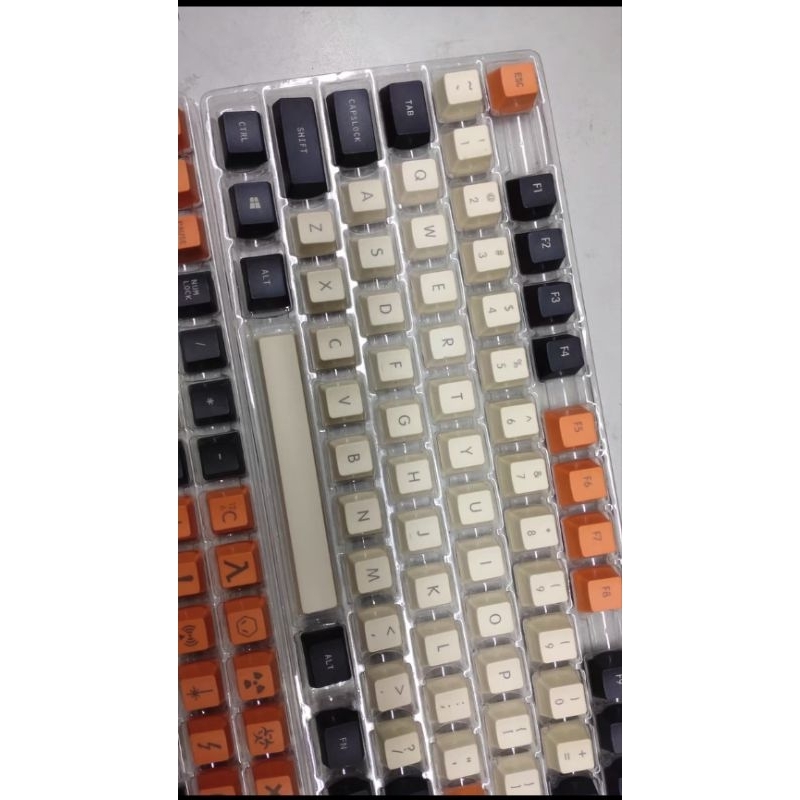 Kecap CARBON RETRO siêu ngầu bàn phím cơ profile OEM chất liệu PBT