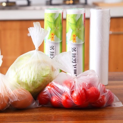 Combo 100 Túi Đựng Thực Phẩm Sinh Học Cuộn Túi Bóng Nhiều Kích Cỡ Đựng Thức Ăn Tủ Lạnh Bảo Quản Sạch Sẽ