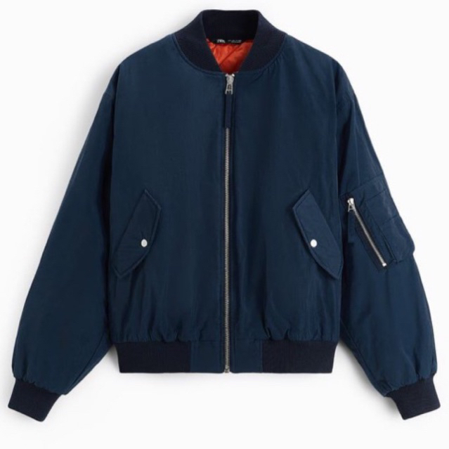 Áo khoác bomber nam Zara authentic QUILTED size S