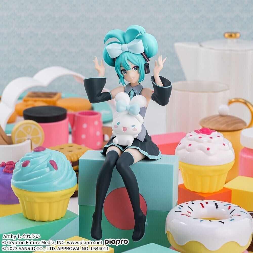 Mô Hình Hatsune Miku x Cinnamoroll Chokonose Premium Figure