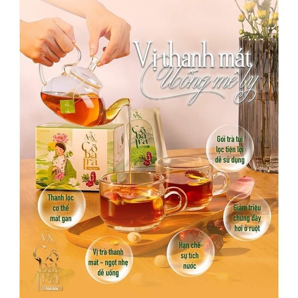 Trà Sen Giảm Mỡ Cô Ba Trà Đông Anh - Hỗ Trợ Cân Nặng