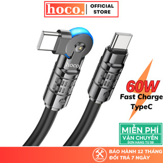 Dây sạc nhanh TypeC 60W Hoco cáp silicon to siêu bền dành cho các thiết bị Android samsung xiaomi