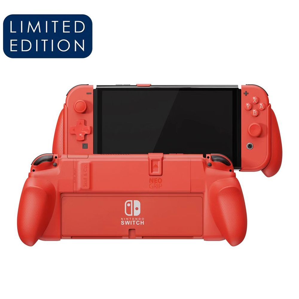 Ốp bảo vệ Neogrip (Skull & Co) phiên bản Mario Red cho máy Nintendo Switch V1/v2/Oled
