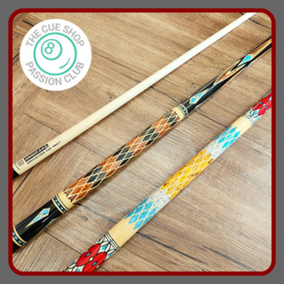 Cơ bida FURY TY Havana/Hawaii Series ngọn Knight 2.0 tay cầm trơn họa tiết.