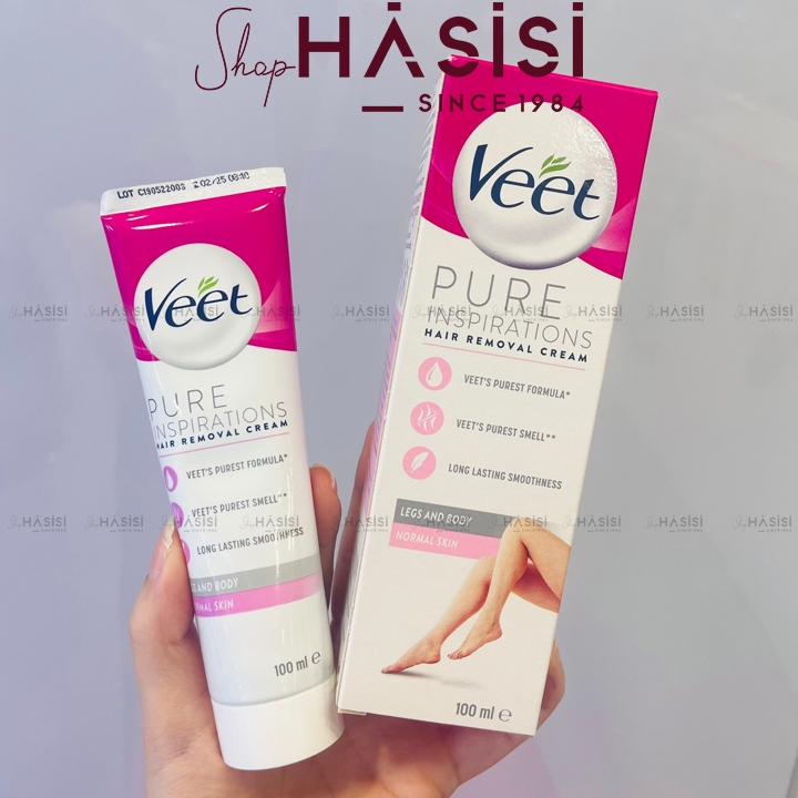 Kem Tẩy Lông VEET - Silky Fresh Hair Removal Cream 100ml (Hồng)