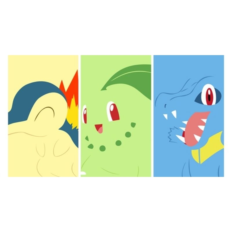 Bộ sưu tập Pokemon Starter Gen 2