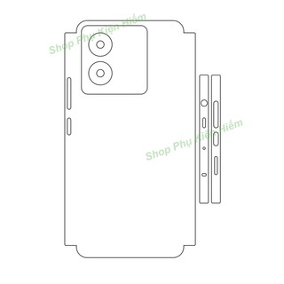 Dán ppf full viền redmi note 13 pro 5g - tặng dán camera