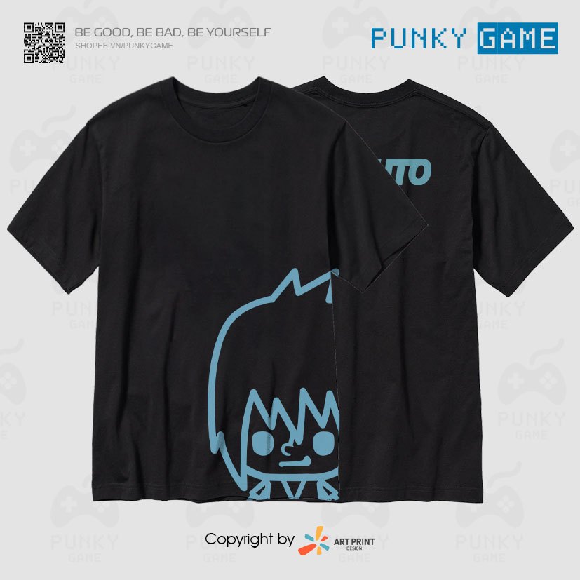 Áo thun Naruto Sasuke Chibi (Black) ngắn tay