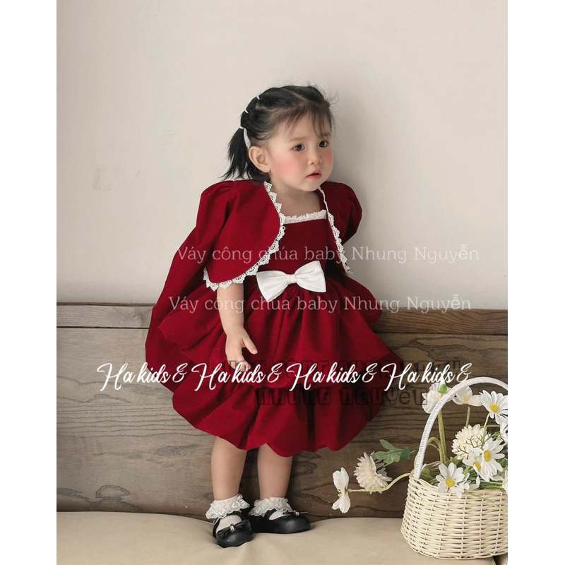 Set váy kèm ao khoác bé