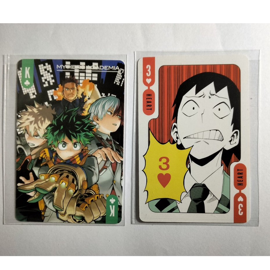 (Sẵn) Card My Hero Academia char Shoto, Bakugo, Deku