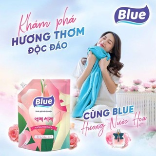 Nước giặt cao cấp HQ Blue 2 lít-HygienC plus-Nước lau sàn