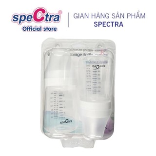 1 - 2 bình trữ sữa pp cổ rộng cao cấp spectra 160ml