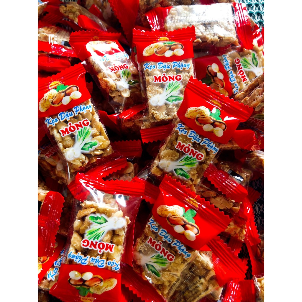 500g Kẹo đậu phộng loại ngon - Bánh kẹo Tết