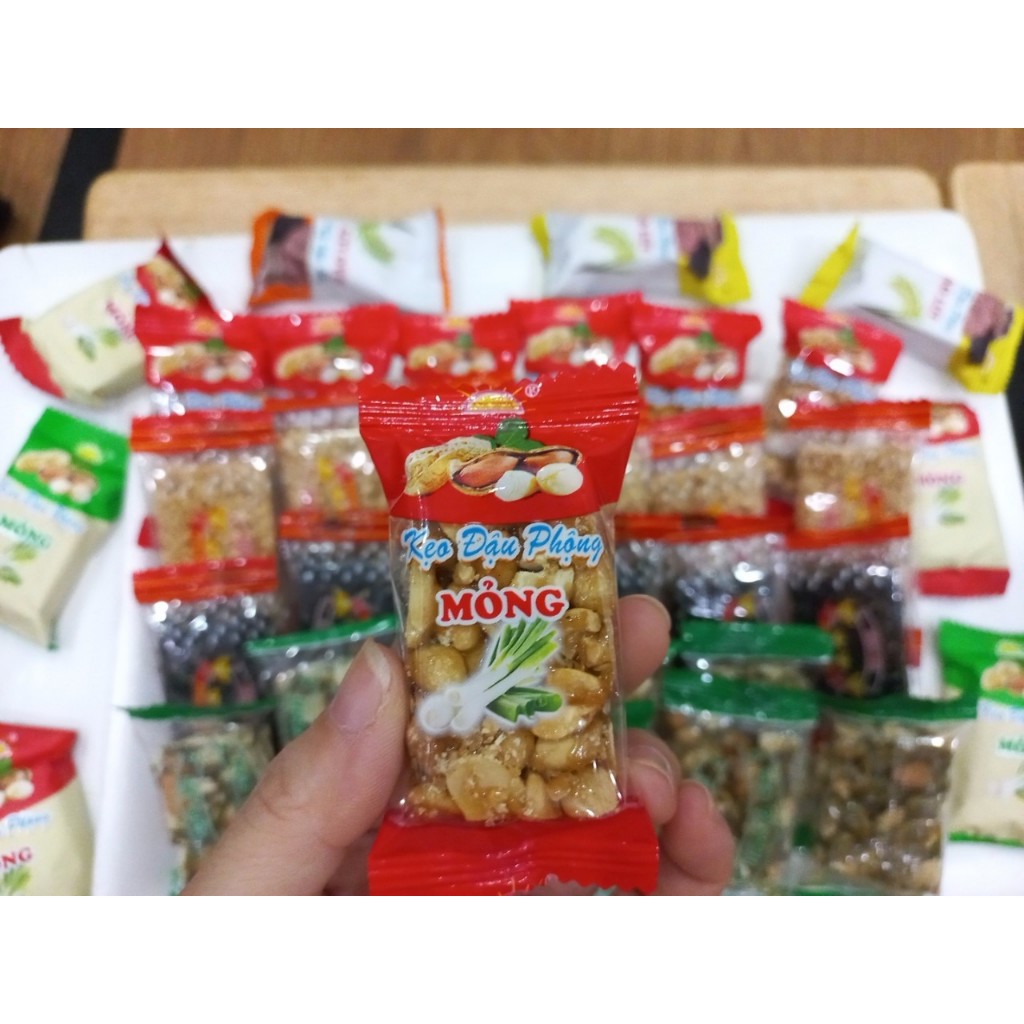 500g Kẹo đậu phộng loại ngon - Bánh kẹo Tết