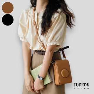 (Sẵn Nâu,Đen,Trắng) TÚI ĐEO CHÉO CAMERA BAG NHỎ XINH ĐỰNG ĐIỆN THOẠI