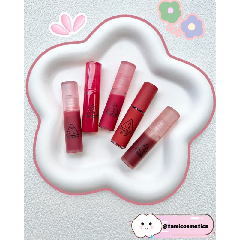 Son 3ce Mini Blur Water Tint/ Velvet Lip Tint/ Syrup Layering Tint