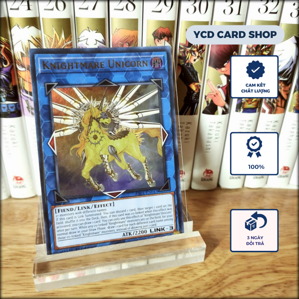 Thẻ bài Yugioh Chính Hãng Knightmare Unicorn