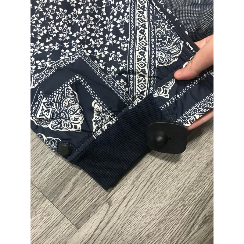 Áo Khoác gió Jacket bomber Zara hoạ tiết