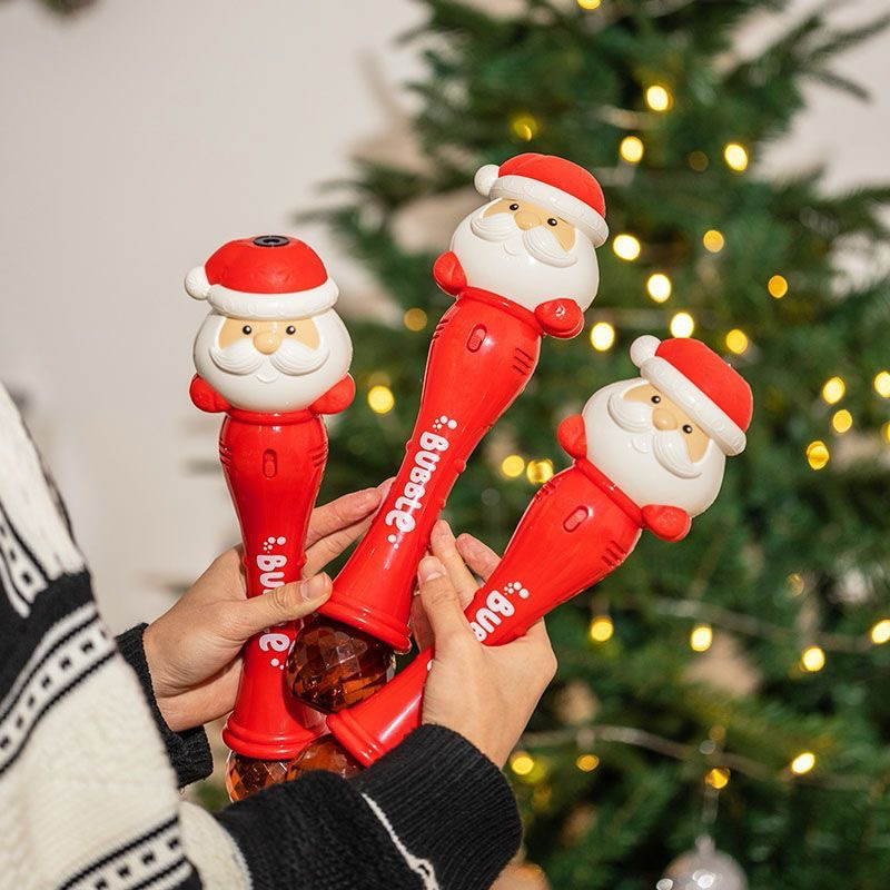 Gậy ông già noel có bắn bong bóng phát nhạc món quà siêu dễ