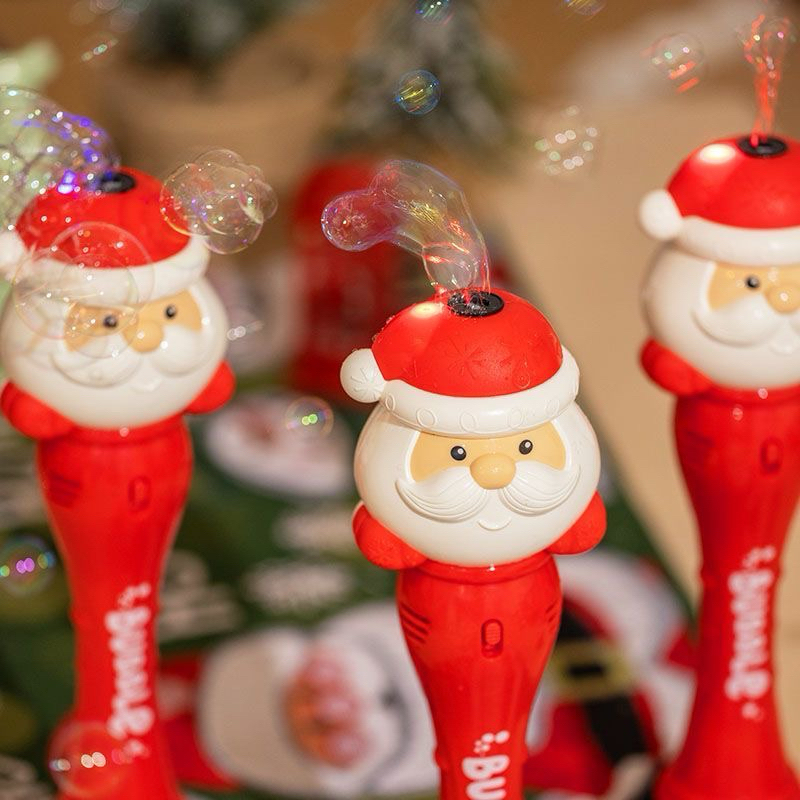 Gậy ông già noel có bắn bong bóng phát nhạc món quà siêu dễ